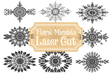 Luxury Laser Cut Mandala