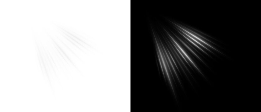 Yellow sunlight flare ray overlay warm glow PNG.	