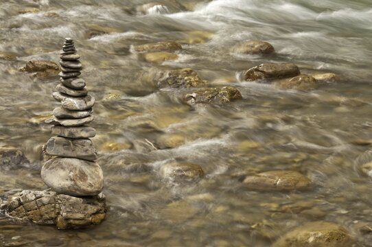 Cairn, Oybach, Oytal, Allg&auml;u, Bavaria, Germany