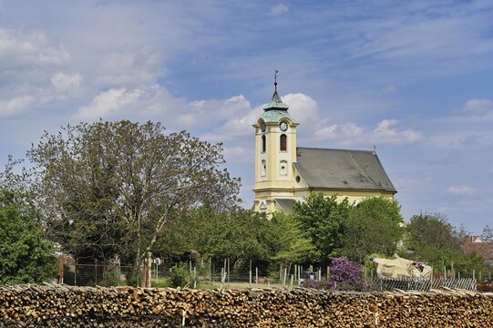 Holy Trinity Catholic Church, Oggau, Lake Neusiedl, Burgenland, Austria