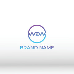 circle WEW logo Vector