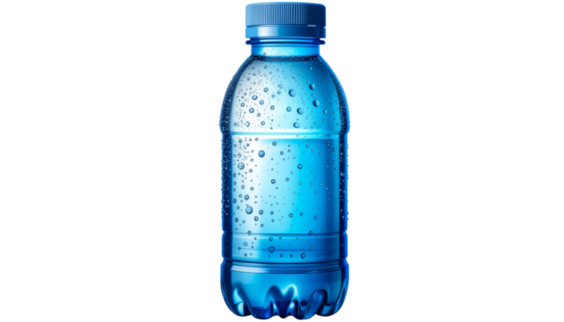 High-Resolution Sports Water Bottle and Energy Drink PNG — Hydration Bottle Used in Cricket, Football, and Athletic Grounds, Isolated on Transparent Background