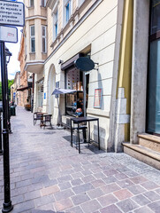 Fototapeta premium Polish City Cafe