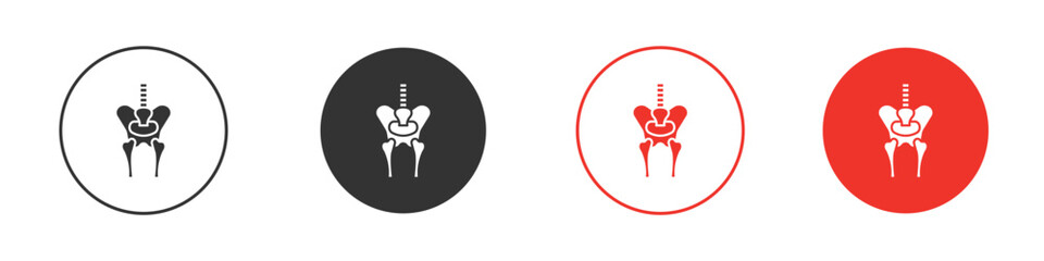 Pelvis icon. pictogram sign for Ui UX