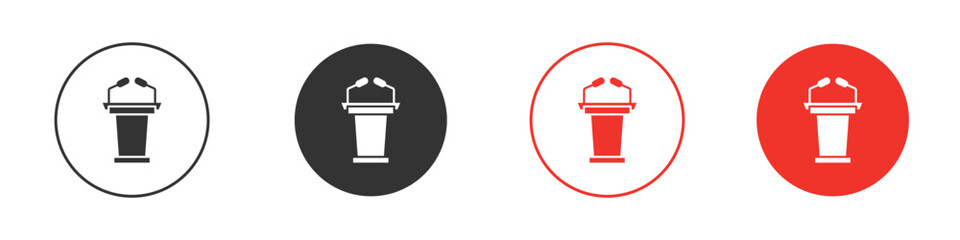 Lectern icon. pictogram sign for Ui UX