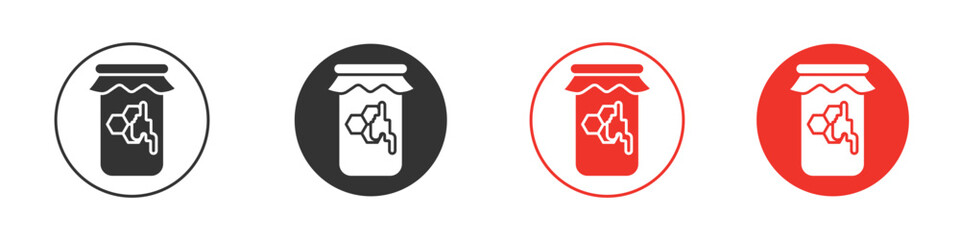 Honey jar icon. pictogram sign for Ui UX