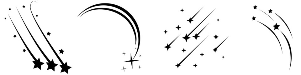 Sparkles icon vector set. Twinkling stars illustration sign collection. Shining burst symbol. Star logo.