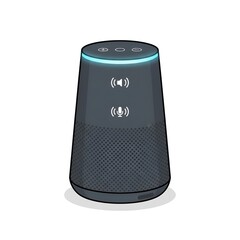 speaker with white background