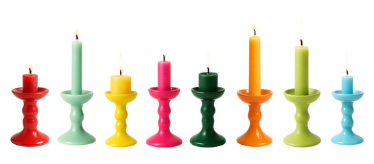 Color Candle Set – Vibrant Flames and Warm Ambiance