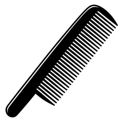 Comb Vector | Hair Brush Icon | Barber Tool Illustration for Salon & Beauty Design