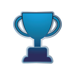 Trophy cup icon design template