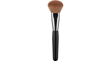 Makeup brush for cosmetic application isolated PNG with Transparent Background