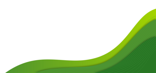 Abstract Green Wave Background - Eco Friendly Design Element