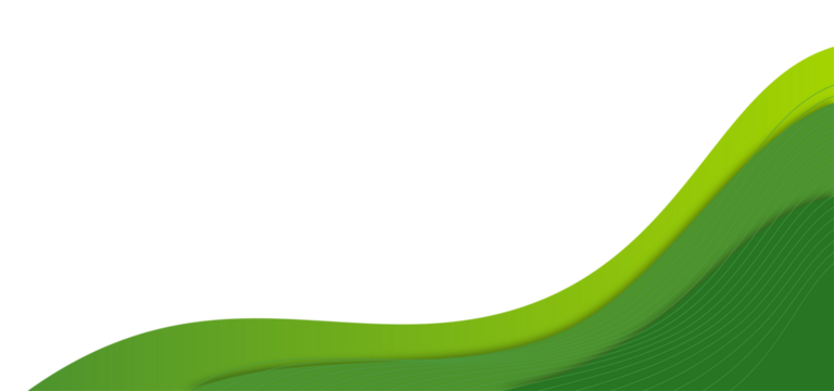 Abstract Green Wave Background - Eco Friendly Design Element