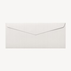 Plain white envelope design.