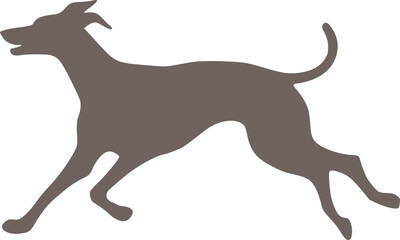 Fototapeta premium Design of greyhound dog figure