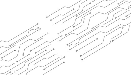 Abstract background with technology circuit board texture. Electronic motherboard illustration.