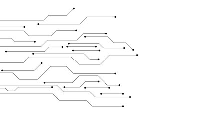 Abstract background with technology circuit board texture. Electronic motherboard illustration.