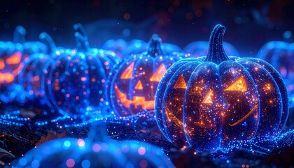 "Cyber Pumpkin Glow"