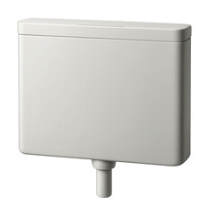 Flat rectangular concealed cistern ideal for contemporary apartment bathrooms.