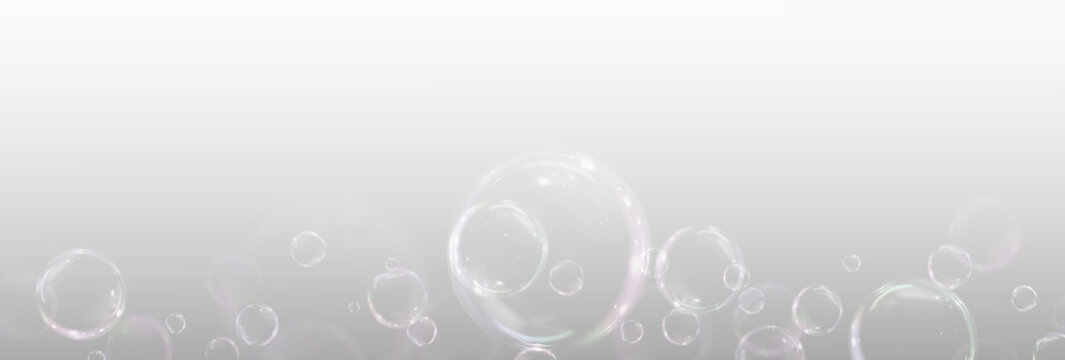 Bubble, transparent, soap, realistic, three-dimensional in a holographic dreamy glow. Transparent PNG perfect for Overlay in fantasy, abstract, or soft liquid visuals. Includes high-quality shiny PNG 