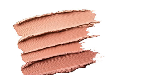 Cosmetic swatch background with transparent background