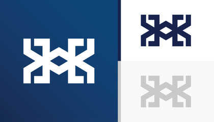 Obraz premium Geometric Letter H Logo, Modern Abstract Symbol for Technology and Business Brand