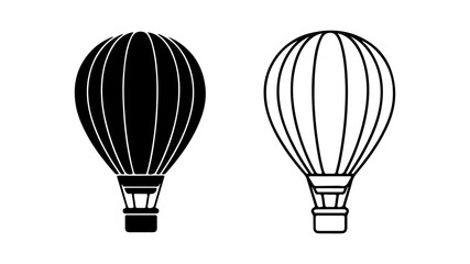 Hot air balloons with transparent background © Al