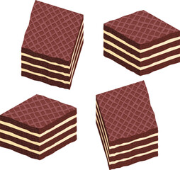 ウエハース　ココア　キューブ