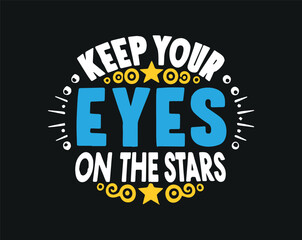 Typographic t-shirt design with some variants of motivational quotes