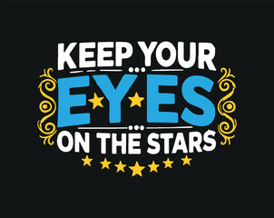 Typographic t-shirt design with some variants of motivational quotes