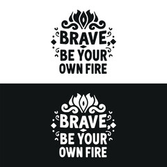 Typographic t-shirt design with some variants of motivational quotes