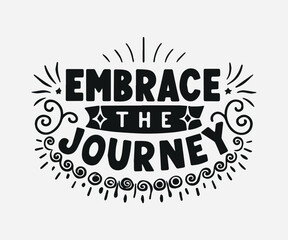 Obraz premium Typographic t-shirt design with some variants of motivational quotes