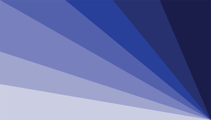 Geometric Blue Ray Tracing Vector Background, Sunburst Pattern in Gradient Shades for Corporate, Tech, or Modern Design