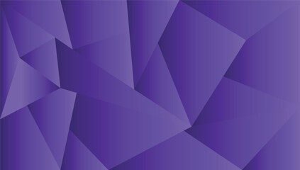 Abstract Polygonal Vector Background, Modern Geometric Low Poly Design in Purple Gradient for Tech, Corporate, or Presentation