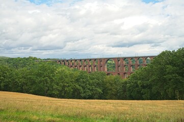 Goltzschtalbr&uuml;cke railway bridge in Saxony near Netzschkau