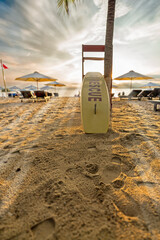 beautiful sunrise over the sea