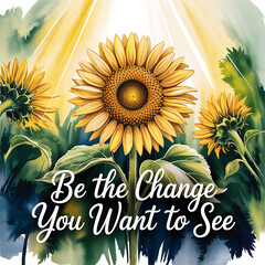 be the change you want to see