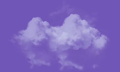 Fototapeta premium Abstract Light Gray Cloud on Blue Background