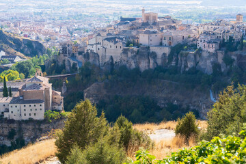 Old Cty and spectacular surrounding countryside, Cuenca, Castilla La Mancha, Spain