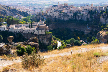 Old Cty and spectacular surrounding countryside, Cuenca, Castilla La Mancha, Spain