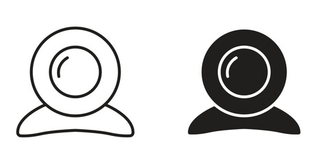 Web camera icon in vector. Logotype