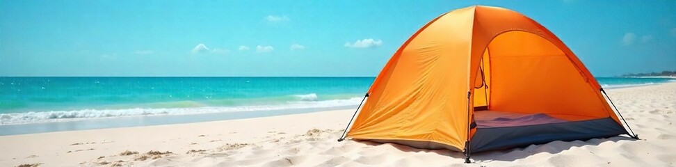 Portable Beach Tent Umbrella Sun Protection & Shade for Relaxing Beach Days