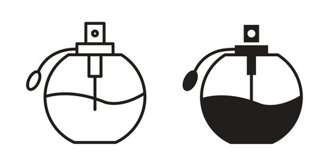 Parfum icon in vector. Logotype