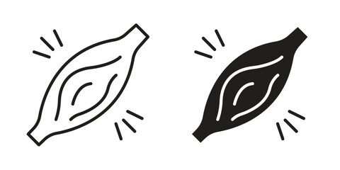 Myalgia icon in vector. Logotype