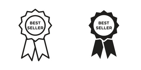Best seller icon in vector. Logotype