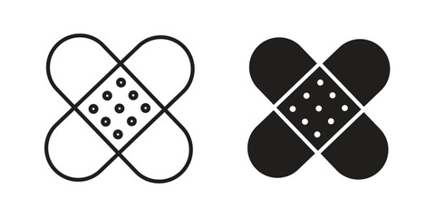 Band aid icon in vector. Logotype