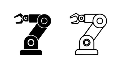 Robotic arms with transparent background