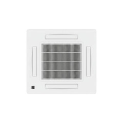 Obraz premium Modern ceiling mounted air conditioning unit aesthetic, with a transparent design isolated element