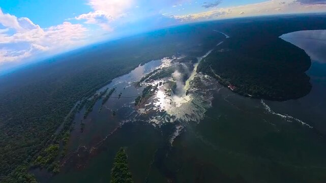 Iguazu National Park. A unique waterfall complex.  